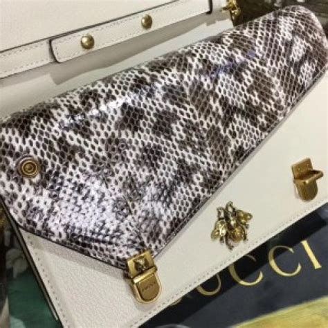 borsa gucci ottilia|Ottilia leather handbag Gucci White .